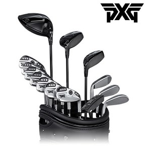 PXG 풀세트 GEN5 FULL BAG 남성 여성 골프채 가방 모자 크롬 블랙 세트, 여/크롬