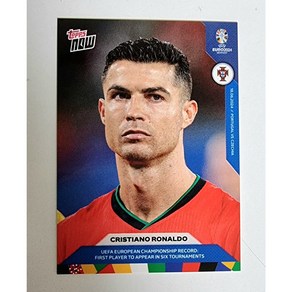 크리스티아누 호날두 유로 탑스나우 2024 TOPPS NOW UEFA EURO CRISTIAN RONALDO No-15 축구카드