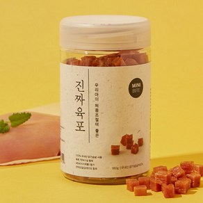 진짜육포 닭가슴살 미니바이트 180g, 단품, 1개