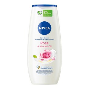 NIVEA 니베아 로즈 & 아몬드 오일 샤워크림 250ml, 1개