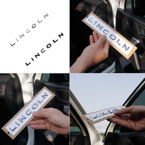 [주주파츠몰] 링컨 LINCOLN 이니셜 엠블럼 승용 SUV 트렁크 본넷 익스테리어 레터링 호환 용품