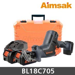 아임삭 BL18C705/BL18C70 충전 컷쏘 18V 5A 2B 세트, 1개