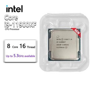 인텔 신형 코어 i9-11900KF i9 11900KF 3.5 GHz 8 코어 16 스레드 CPU 프로세서 125W LGA1200 팬 없음