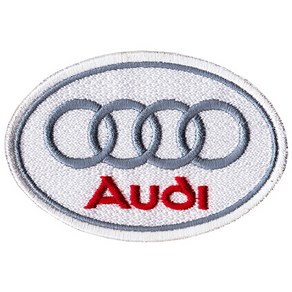 와펜 D822 - 레이싱 Audi 아우디 타원 마크 패치 와펜