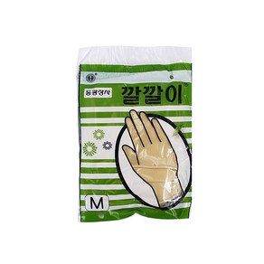 [동광] 깔깔이 미용장갑 (고급라텍스) 중 10개 묶음