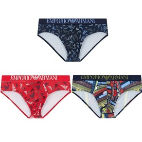 매장정품 엠포리오 아르마니 언더웨어 EMPORIO ARMANI UNDERWEAR [3종택1]럭스 마이크로 삼각브리프 (0814311039-40-41) 1603825