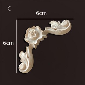 인테리어 거실 드라마 스튜디오 소품 촬영 셀프 가구 온레이 장미 아플리케 장식 홈 앤티크 데칼 공예 가구용, 05 C-6cmX6cm