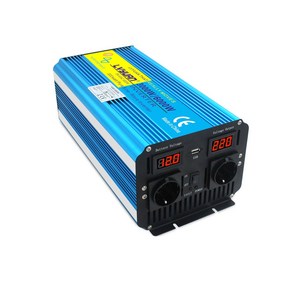 순수정현파 12V 24V 인버터 3000W~6000W 220V 60Hz 차량용 캠핑용 자동차 인버터 녹원LVYUAN