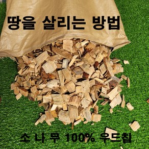 우드칩 소나무파쇄목 100% 멀칭효과 조경관리 잡초발생억제 온도조절