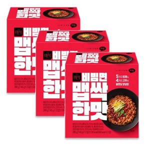 더미식 비빔면 맵싹한맛 (2입), 3개