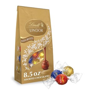 Lindt LINDOR 다양한 오트밀크 초콜릿 트러플 휴일용 비유제품 캔디 430.9g 15.5온스, Chocolate, Chocolate