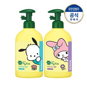 그린핑거 마이키즈 산리오 워시 320ml+샴푸 320ml, 1개, 320ml