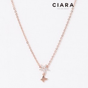 CIARA 14K Daiago 데이지 버터플라이 목걸이(GoldPlated)