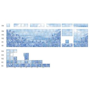 키보드 PBT 키캡 염료승화 이중 사출 컬러 게이머용 염료 서브 체리 MX 스위치 기계식 키보드 127 키 매화 꽃 프로필 샤인 스루, 없음, 없음, 16) snow ose