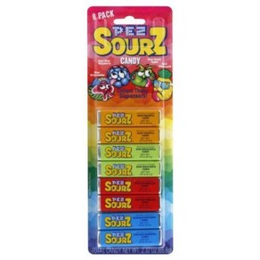 Pez 캔디 리필 8팩 Sourz