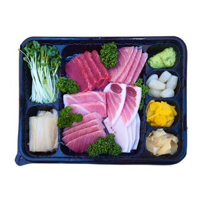 참치/회 포장용기 7칸 (소) 세트 사각용기+얼음팩+봉투, 1세트, 100개