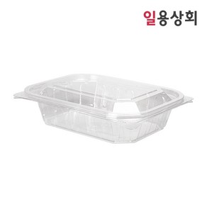 [ILYONG] 일회용 반찬 샐러드 용기 JH 204 대 590ml 100세트 투명