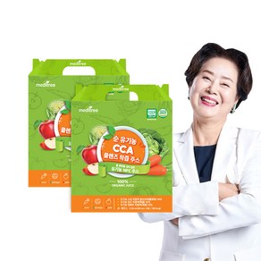 메디트리 순 유기농 CCA 클렌즈 착즙 양배추 사과 당근 주스, 80ml, 2개