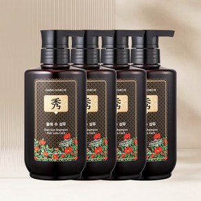[댕기머리]들애수 샴푸 500ml, 4개