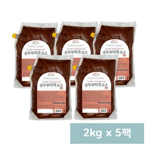 순두부찌개소스 고추명가, 2kg, 5개