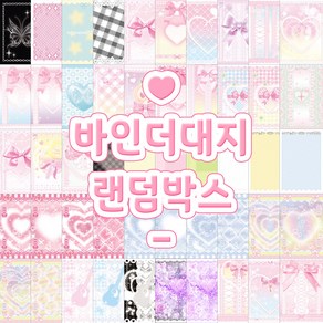 [가라밍문구] 바인더대지 랜덤박스, 80장