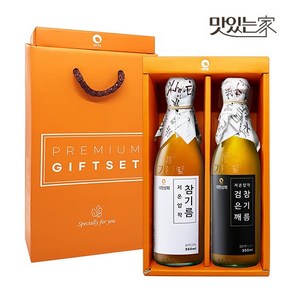 50년전통 대현상회 저온압착 참기름 검은깨참기름 350ml 선물세트 (선물케이스포장), 1개