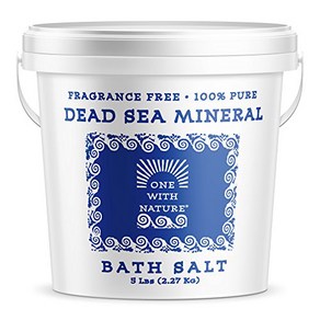 100% Pue Dead Sea Mineal Bath Salt 5Lb Fag Fee, 2.43kg, 1개