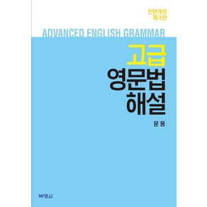 고급 영문법 해설, 박영사