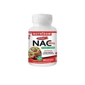 뉴트리돔 엔에이씨 NAC 600mg 60정 (NUTRIDOM), 1개