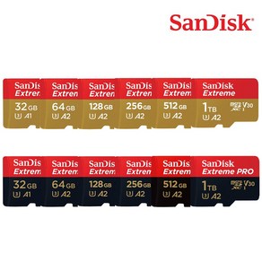 샌디스크 익스트림 프로 MLC 마이크로SD카드 32GB 64GB 128GB 256GB 512GB 1TB, 06. 익스트림 (QXAV)-1TB, 1개