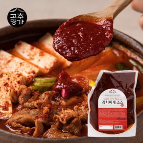 돼지고기 양념 소스 김치찌개 2kg 짜글이 식당업소용 대용량 김치찜 고추명가 볶음밥, 상세페이지 참조, 1개, 단품