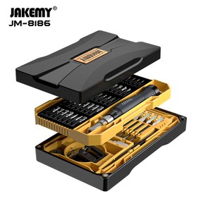 JAKEMY(자케미) JM-8186 A/B 정밀 드라이버 비트세트, 블랙, 1개