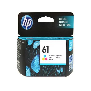 HP HP 정품 프린터잉크 NO 61 CH561WA CH562WA 검정 칼라, CH562WA(컬러), HP NO.61, 1개