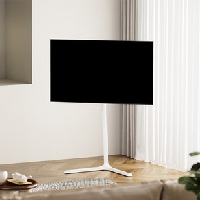 루나랩 티비 거치대 TV 스탠드 삼성 LG 호환 Y01, Y01 화이트, 1개