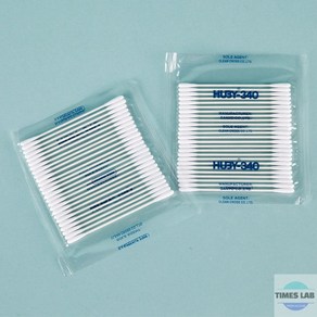 클린룸용 면봉(250개) Cotton Huby Swab fo Cleanoom, w2.0×L8 mm / 75 mm, 250개