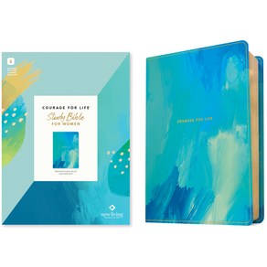 (영문도서) NLT Couage fo Life Study Bible fo Women Filament-Enabled Edition (Leathelike Bushed Aq... Imitation Leathe, Tyndale House Publishes, English, 9781496452856