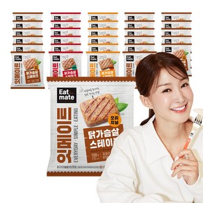 [랭킹닭컴] 잇메이트 닭가슴살 스테이크 3종 혼합, 100g, 30개