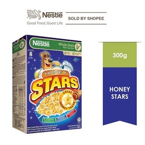 말레이시아 NESTLE 네슬레 통곡물 허니스타 시리얼 HONEY STARS Ceeal 300g, 1개