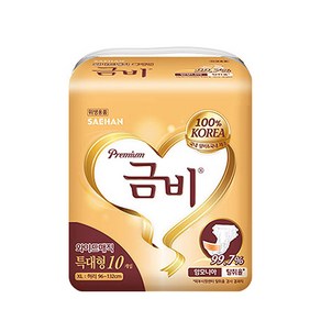금비 프리미엄 와이드 매직 성인기저귀 특대형, 4세트