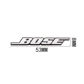 자동차 알루미늄 3D 금속 핀 BOSE Hi-Fi 스피커 오디오 스테레오 라벨링 장식 스티커 배지 엠블럼 데칼 자동차 스타일링 10 개로트, 없음, 2) A - 10pcs