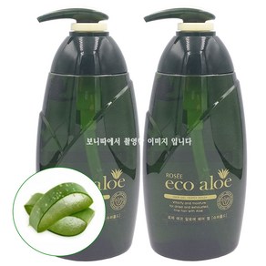 (1+1 1세트)로제 에코 알로에 헤어 젤 530ml 슈퍼홀드, 2개