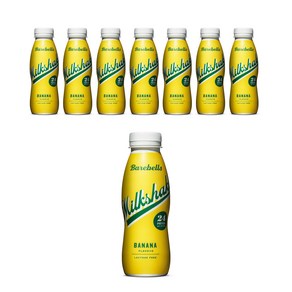 베어벨스 프로틴 밀크쉐이크 바나나향, 330ml, 8개