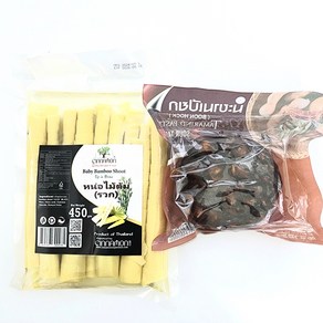 태국 죽순 죽순절임 타마린드 페이스트 셋트상품 bamboo shoot tamaind paste woldfood, 450g