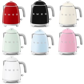 스메그 Smeg 미니 커피포트 전기포트 KLF05 0.8L, 화이트, 1개