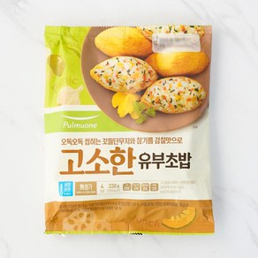 [메가마트]풀무원 고소한 유부초밥 4인 330g, 1개