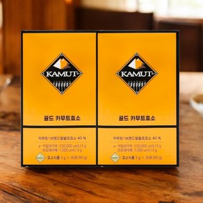 KAMUT 골드 카무트 효소 3g x 30포 x 2박스 /HY, 2개, 90g