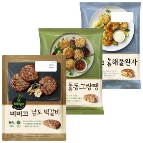 CJ제일제당 비비고 동그랑땡 560g + 해물완자 510g + 남도떡갈비 450g, 1세트