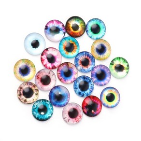 20pcs 유리 인형 눈 DIY 공예 동물 눈 보석 액세서리 10 / 16 / 20mm, 10mm