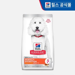 606803 힐스 강아지 어덜트 7+ 퍼펙트 다이제스천 스몰바이트 치킨 1.6kg, 닭, 1개