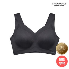 (백화점 상품) [크로커다일]프리미엄나이론 큰컵 V넥 런닝 감탄브라 CDWBR2O05T 836805, 70CDE